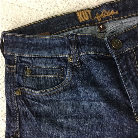 Kut from the Kloth Farrah Baby Boot Cut Jeans Sz 6 - Picture 5 of 8